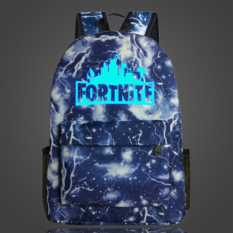 Fortnite Pattern Backpack  School Bag  Luminated Bag for Kids Boys