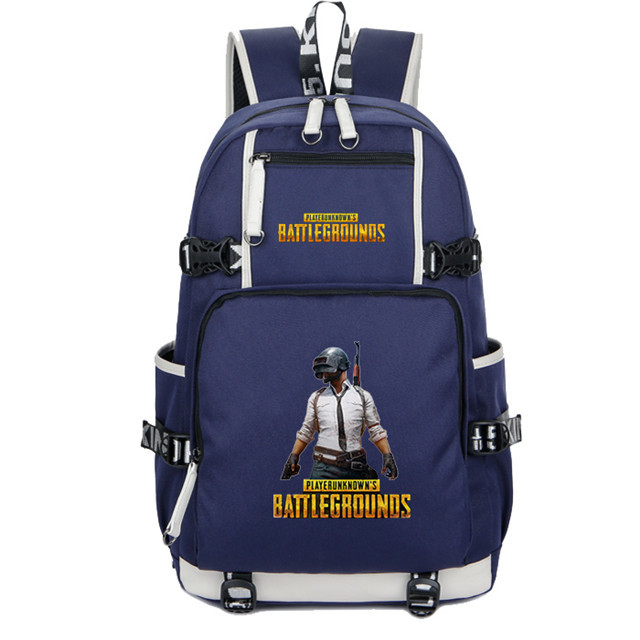 PUBG PLAYERUNKNOWN’S BATTLEGROUNDS Backpack with USB Charging Port for Teens Boys Girls Students Daily Travelbag Game Fans Gifts