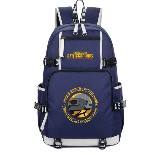 PUBG PLAYERUNKNOWN’S BATTLEGROUNDS Backpack with USB Charging Port for Teens Boys Girls Students Daily Travelbag Game Fans Gifts