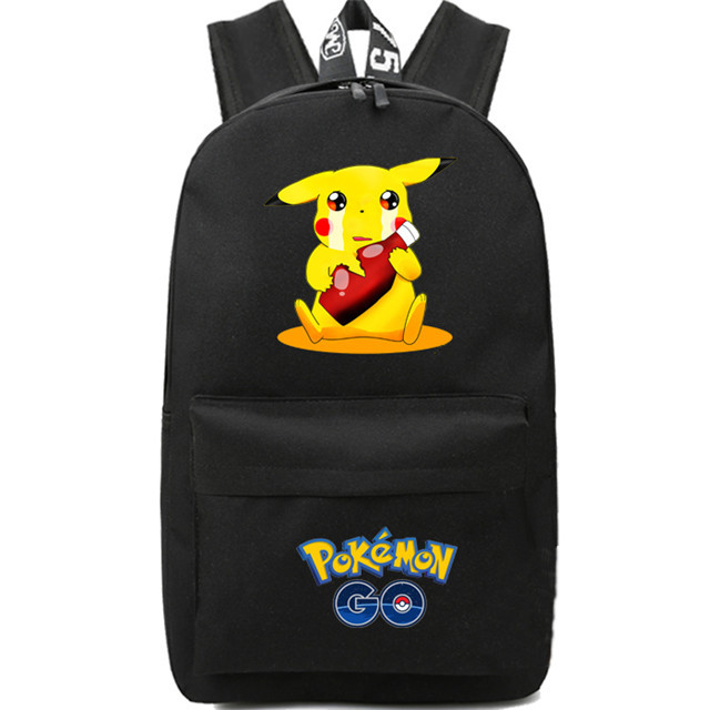 Pokemon Backpack for Teens Boys Girls Students Game Fans Gifts Daily Travelbag