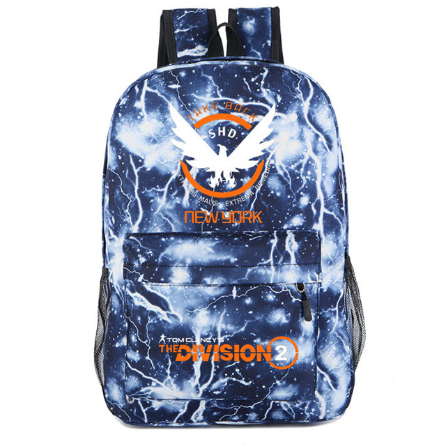 Tom Clancy's The Division 2  Backpack Schoolbag Handbag S3