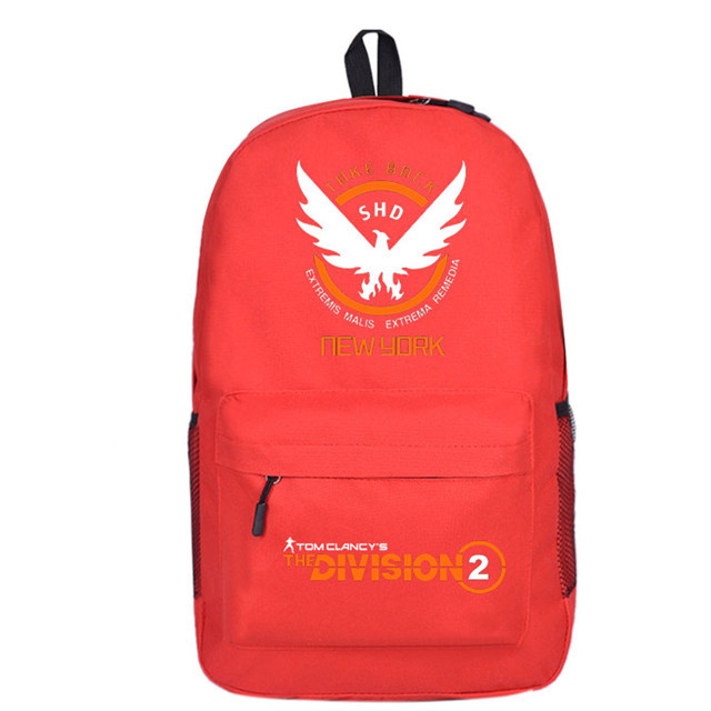 Tom Clancy's The Division 2  Backpack Schoolbag Handbag