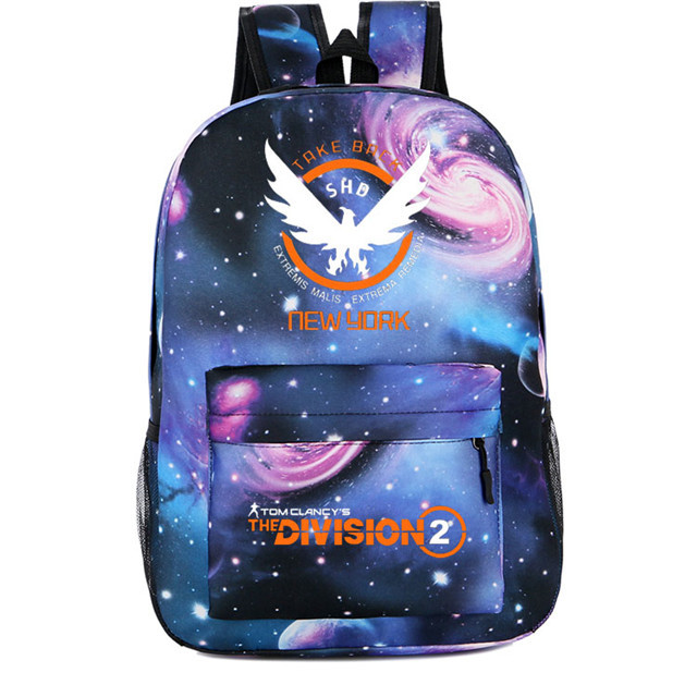 Tom Clancy's The Division 2  Backpack Schoolbag Handbag S2