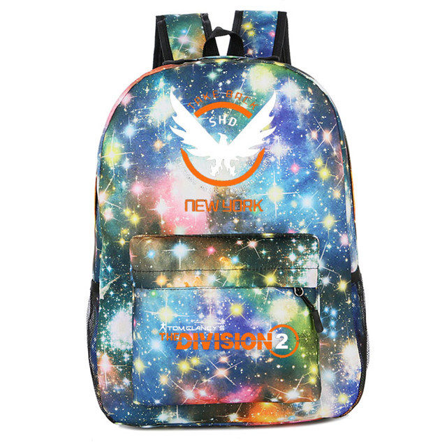 Tom Clancy's The Division 2  Backpack Schoolbag Handbag S2