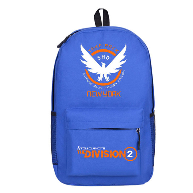 Tom Clancy's The Division 2  Backpack Schoolbag Handbag