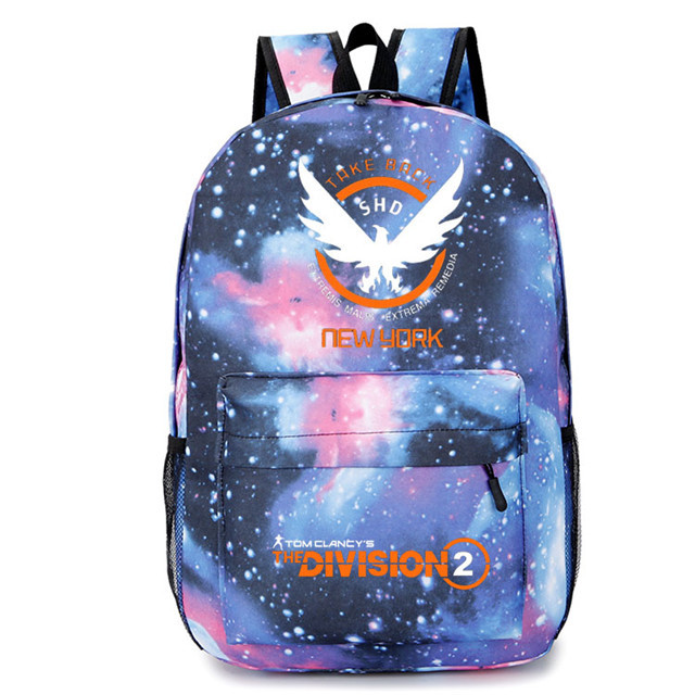 Tom Clancy's The Division 2  Backpack Schoolbag Handbag S3