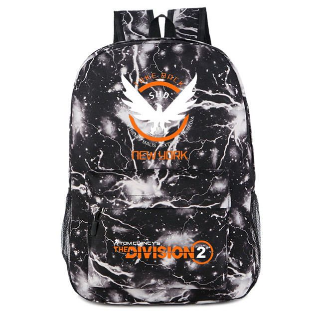 Tom Clancy's The Division 2  Backpack Schoolbag Handbag S3