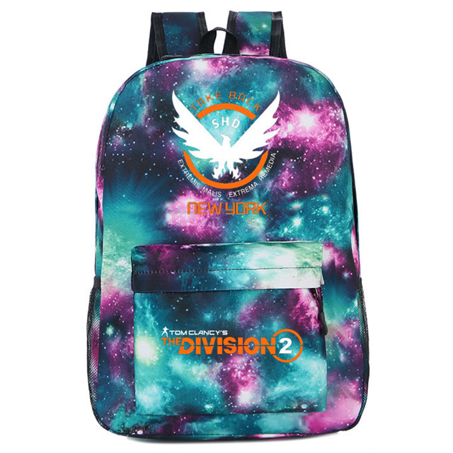 Tom Clancy's The Division 2  Backpack Schoolbag Handbag S2