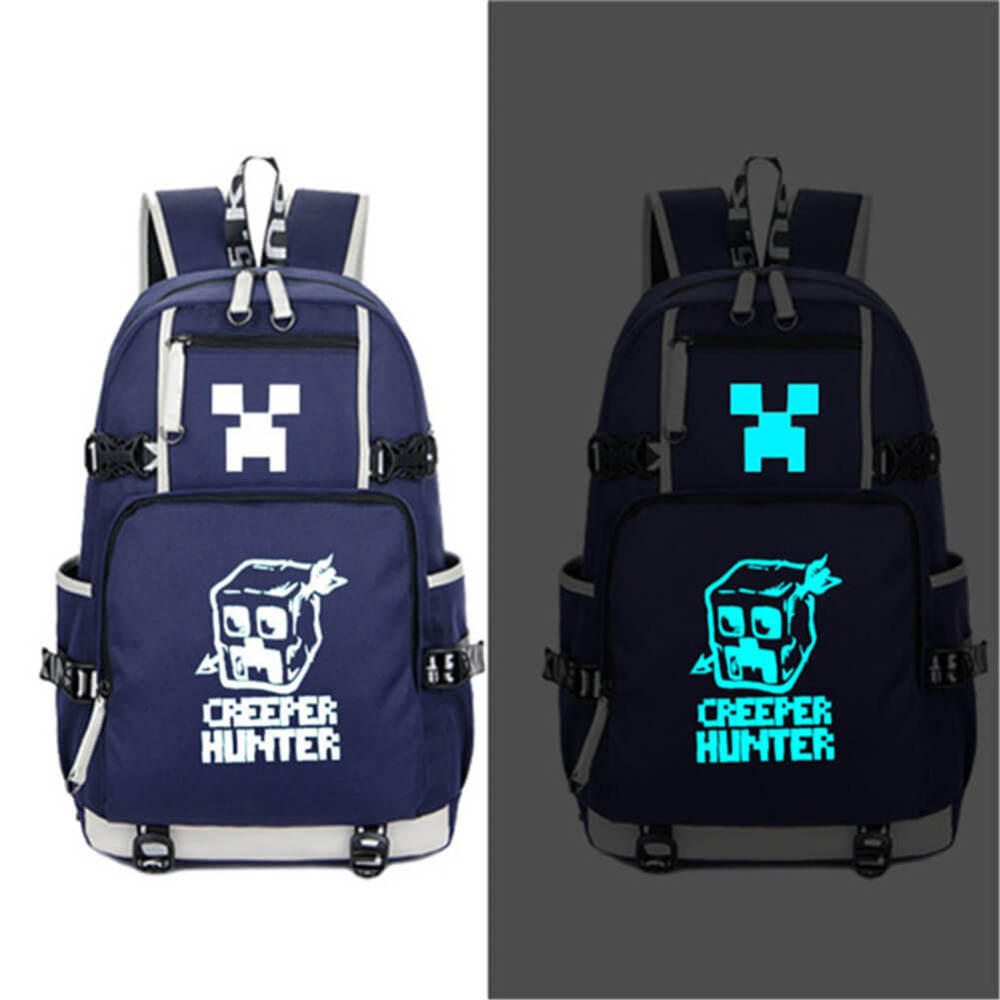 Minecraft Luminous Backpack for Teens Boys Girls Students Daily Travelbag Game Fans Gifts