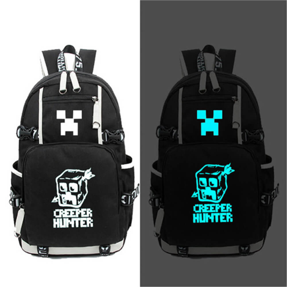 Minecraft Luminous Backpack for Teens Boys Girls Students Daily Travelbag Game Fans Gifts