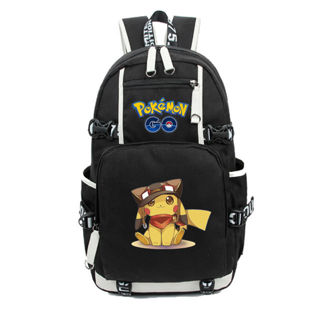 Pokemon Backpack for Teens Boys Girls Students Game Fans Gifts Daily Travelbag
