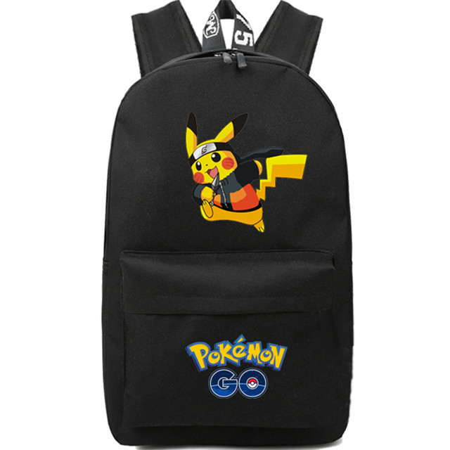 Pokemon Pikachu Backpack for Teens Boys Girls Students Game Fans Gifts Daily Travelbag
