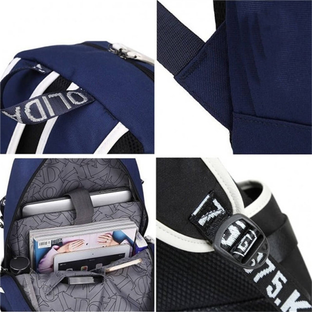 Pokemon Backpack for Teens Boys Girls Students Game Fans Gifts Daily Travelbag