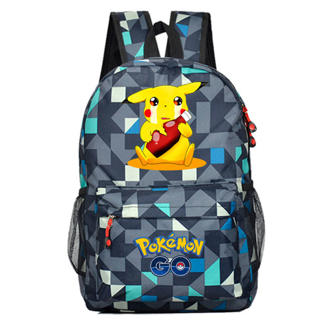 Pokemon Backpack for Teens Boys Girls Students Game Fans Gifts Daily Travelbag