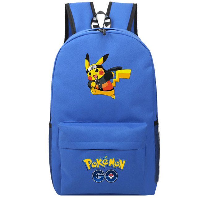 Pokemon Pikachu Backpack for Teens Boys Girls Students Game Fans Gifts Daily Travelbag