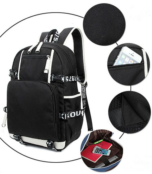 Pokemon Backpack for Teens Boys Girls Students Game Fans Gifts Daily Travelbag