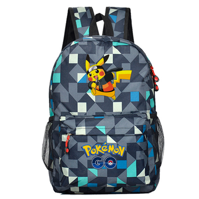 Pokemon Pikachu Backpack for Teens Boys Girls Students Game Fans Gifts Daily Travelbag
