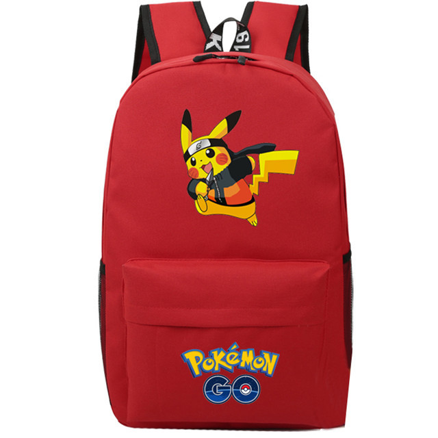Pokemon Pikachu Backpack for Teens Boys Girls Students Game Fans Gifts Daily Travelbag