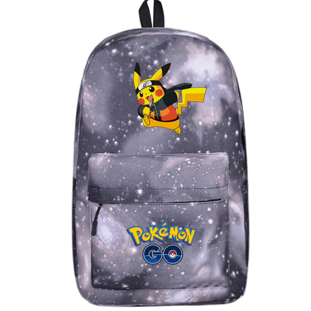 Pokemon Pikachu Backpack for Teens Boys Girls Students Game Fans Gifts Daily Travelbag