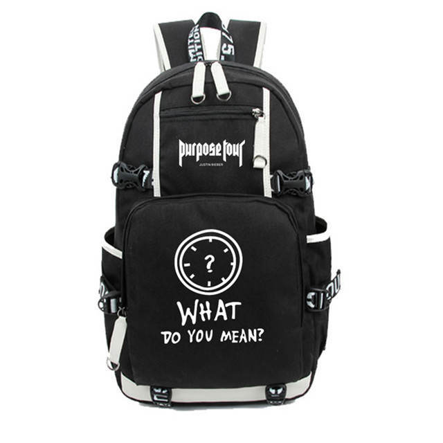 Justin Bieber  Backpack for Teens Boys Girls Students Game Fans Gifts Daily Travelbag
