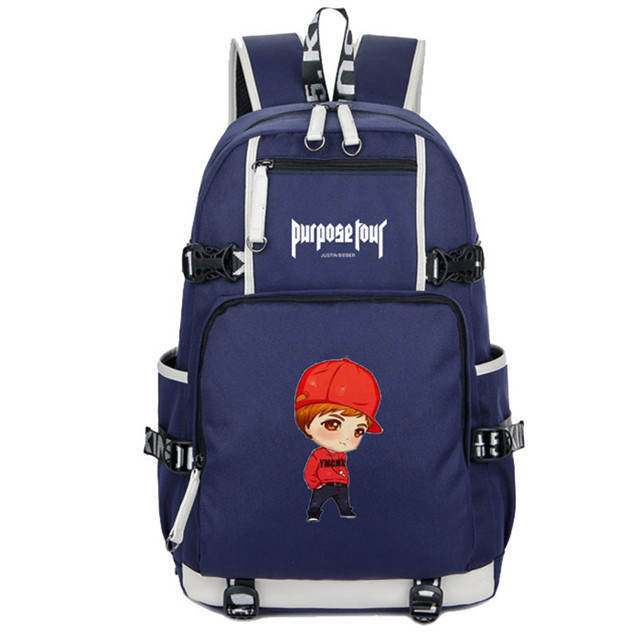 Justin Bieber  Backpack for Teens Boys Girls Students Game Fans Gifts Daily Travelbag