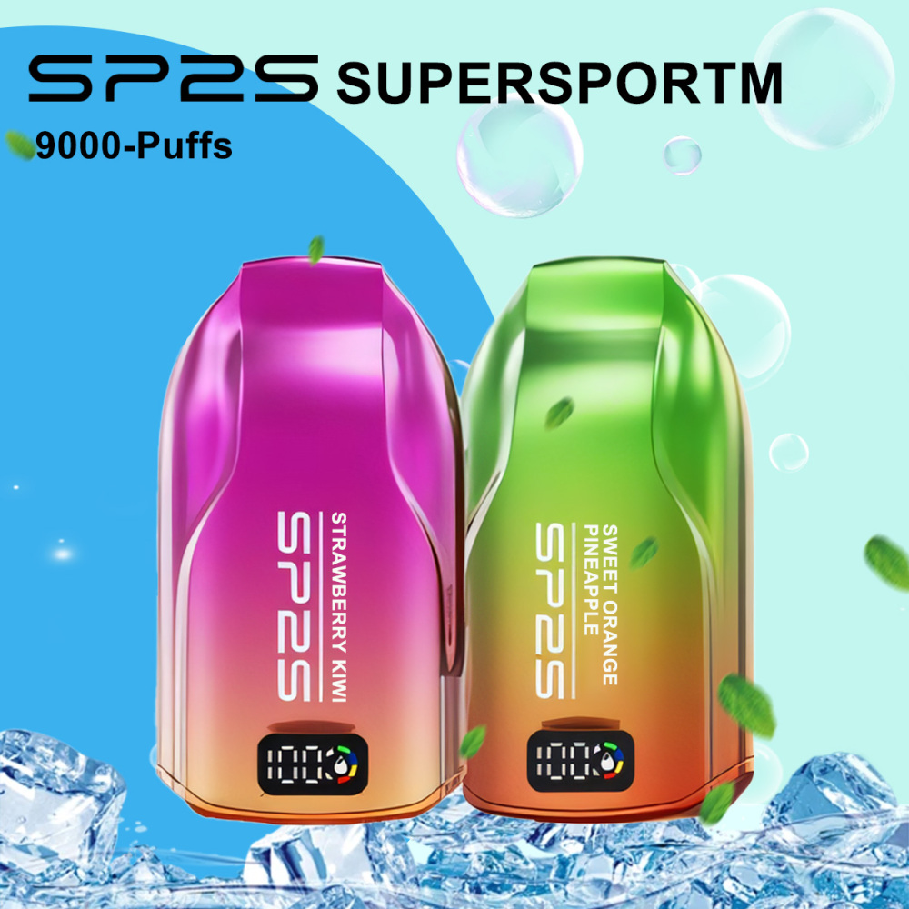 SP2S SUPERSPORTM  9,000 puffs of disposable e-cigarettes Rechargeable Disposable