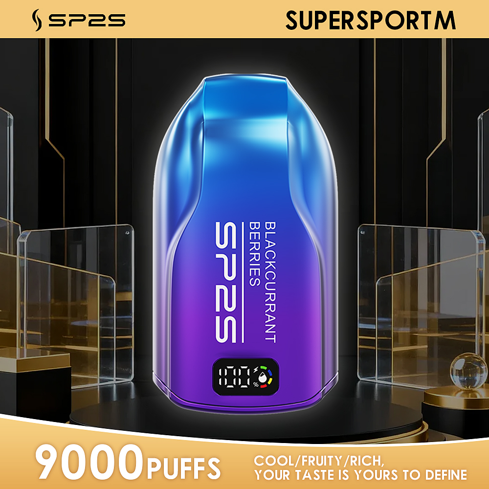 SP2S SUPERSPORTM  9,000 puffs of disposable e-cigarettes Rechargeable Disposable