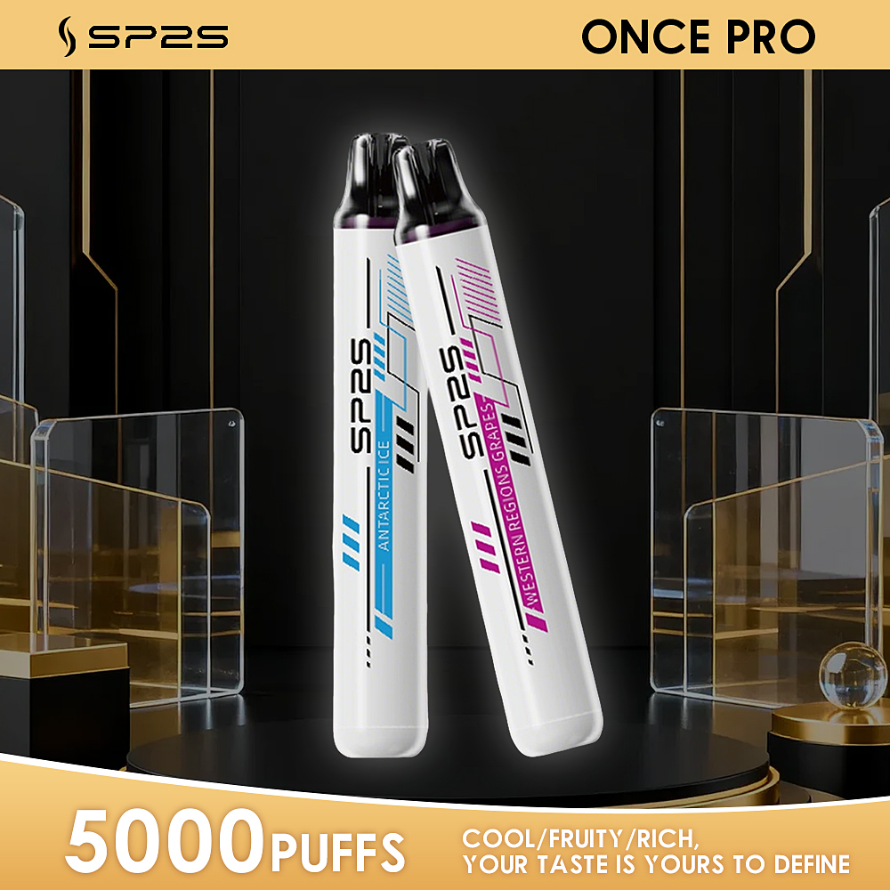 SP2S Once Pro 5000 Puff Disposable Vape - Your All-Day Vape Mate | 5% Nic Salt | Aussie Fave Flavours