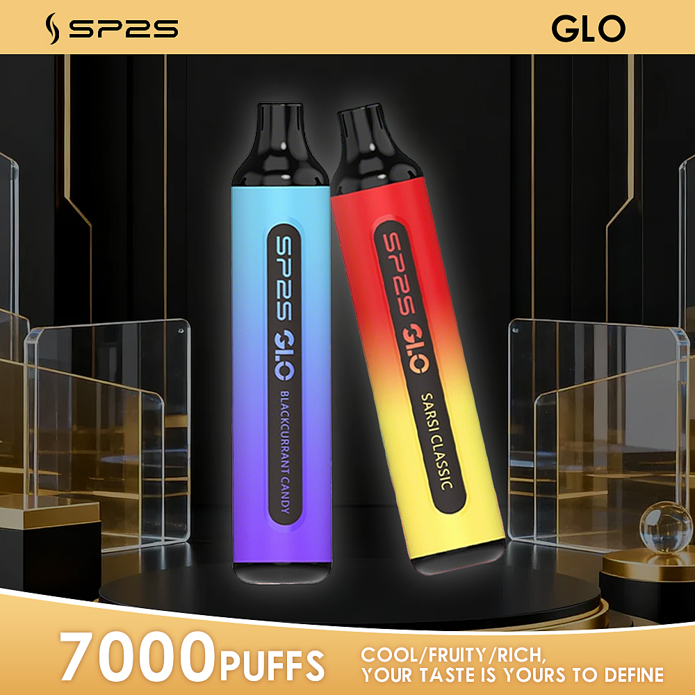 SP2S GLO 7000 | All-Day Disposable Vape Kit - 8mL Nic Salt