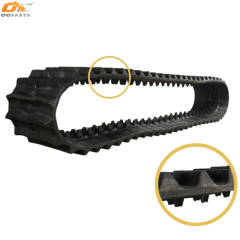 OEM Agricultural Machine Crawler Harvester Rubber track 400x90
