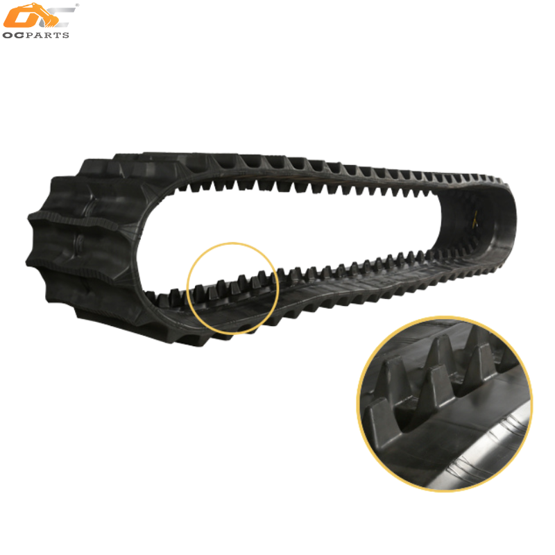 OEM Agricultural Machine Crawler Harvester Rubber track 400x90
