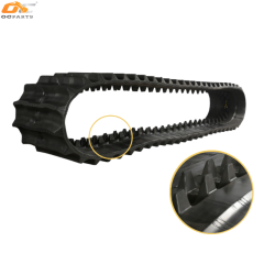 OEM Agricultural Machine Crawler Harvester Rubber track 400x90