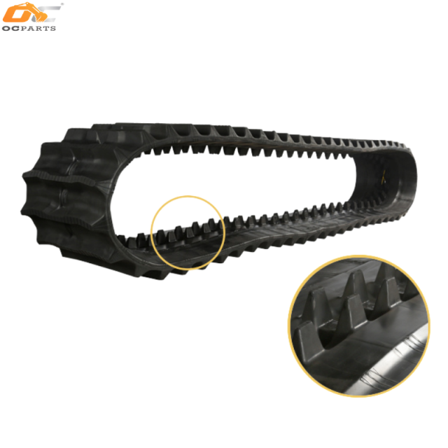 OEM Agricultural Machine Crawler Harvester Rubber track 400x90