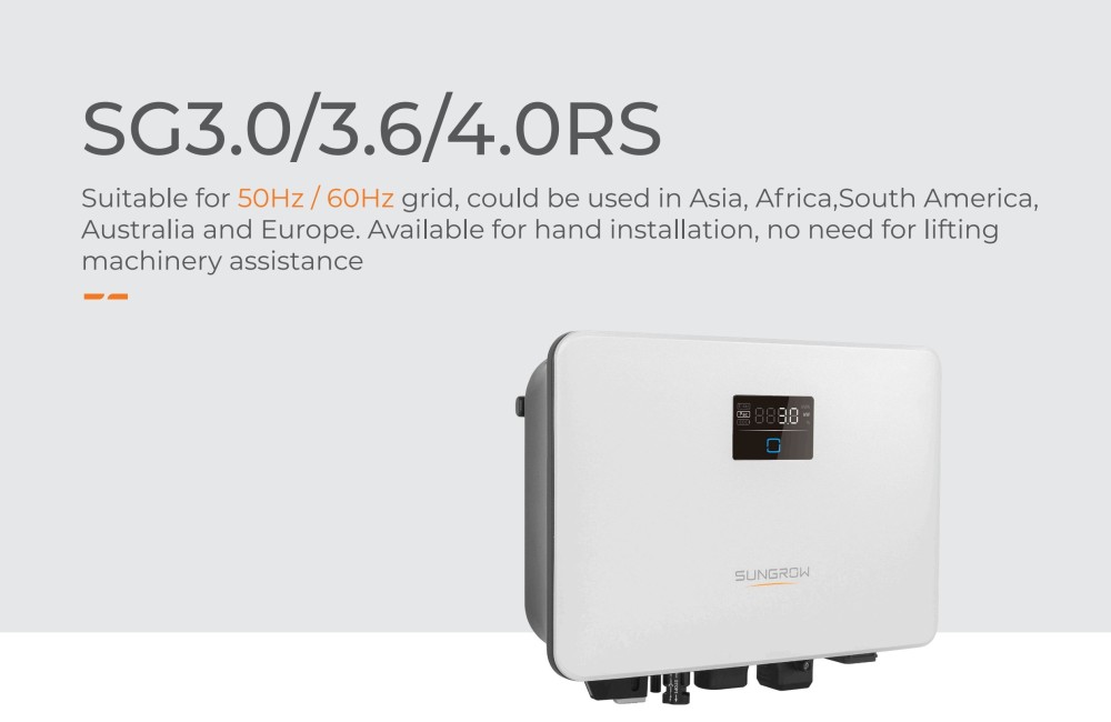 SUNGROW PV Inverter SG3.0/3.6/4.0RS