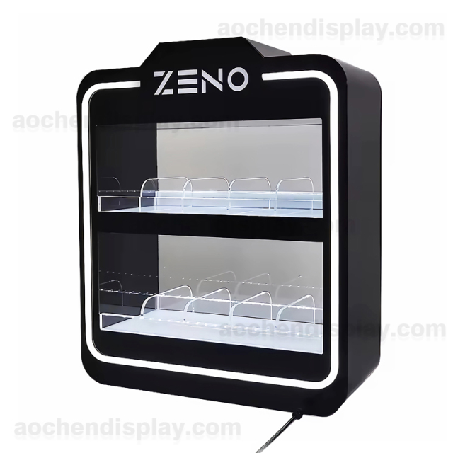 E-liquid and Vape Display Stand,E-liquid and Vape Display Stand - LED E-Cigarette Display Case