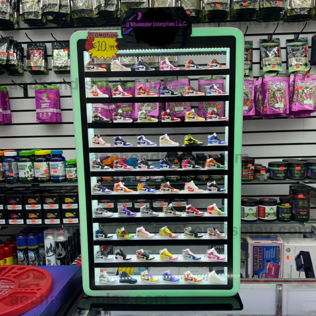 Mini Sneakers Keychain Display Case,Mini Sneakers Keychain Display Case - Keychain LED Acrylic Display Case