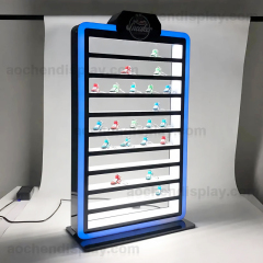 Mini Sneakers Keychain Display Case,Mini Sneakers Keychain Display Case - Keychain LED Acrylic Display Case
