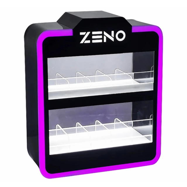 7 Color Vape Shop Display Case,7 Color Vape Shop Display Case - Custom E-Cigarette Showcase with Lock