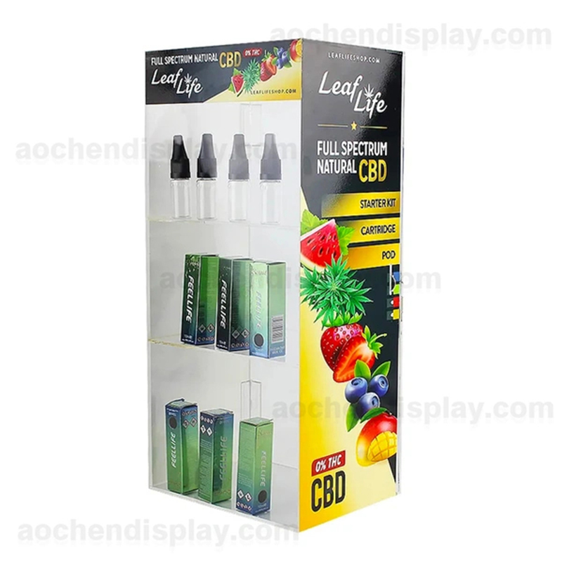 E-Liquid Display Case,E-Liquid Display Case - Custom Vape Shop Retail Display Cabinet