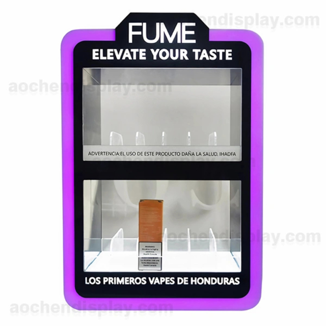 E-Cig Juice Bottle Display Case,E-Cig Juice Bottle Display Case - LED Vapor E-cigarette Display Case