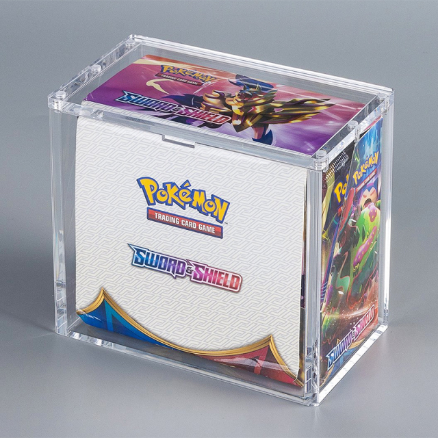 Magnetic Pokemon Acrylic Booster Box,Pokemon Acrylic Booster Box - Magnetic Acrylic Booster Box Display Case