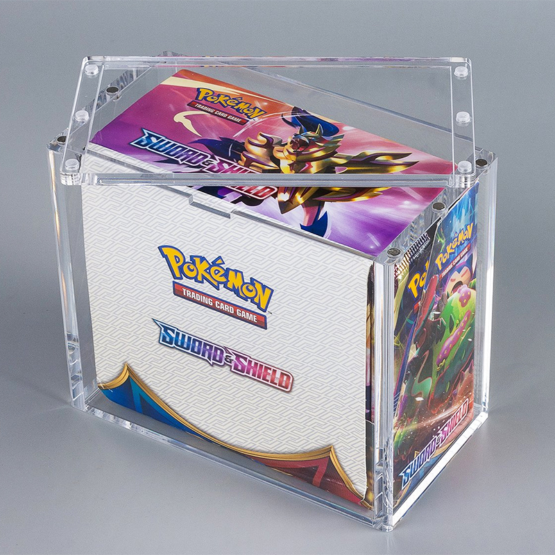 Magnetic Pokemon Acrylic Booster Box,Pokemon Acrylic Booster Box - Magnetic Acrylic Booster Box Display Case