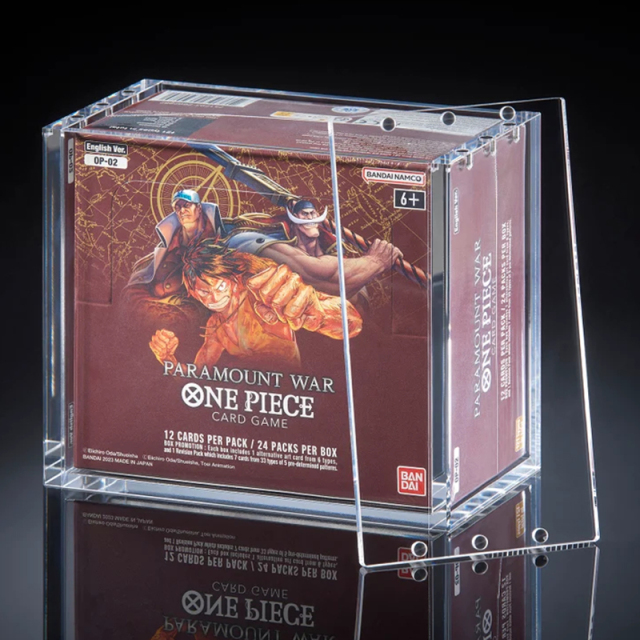 One Piece Booster Box Display Case,One Piece Booster Box Display Case - TCG Box Magnetic Protector