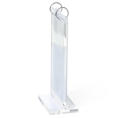Acrylic Flip Menu Stand with Binder Rings,Acrylic Flip Menu Stand with Binder Rings - Tabletop Double-Sided Menu Display Holder