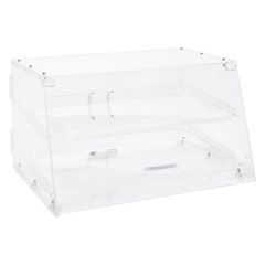 2 Tier Acrylic Bakery Display Case