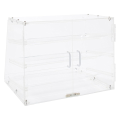removable tray bakery display case