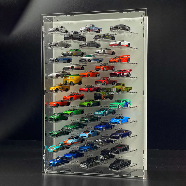 Acrylic 1/64 Diecast Display Case for Hot Wheels Matchbox Cars
