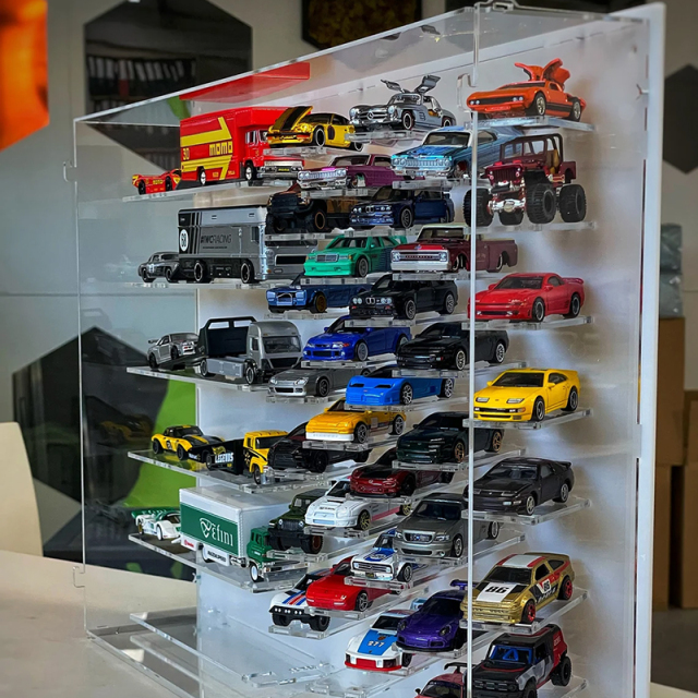 Acrylic 1/64 Hot Wheels Display Case