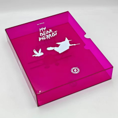 Neon Acrylic Book Slipcase Cover,Neon Acrylic Book Slipcase Cover – Modern Lucite Book Holder