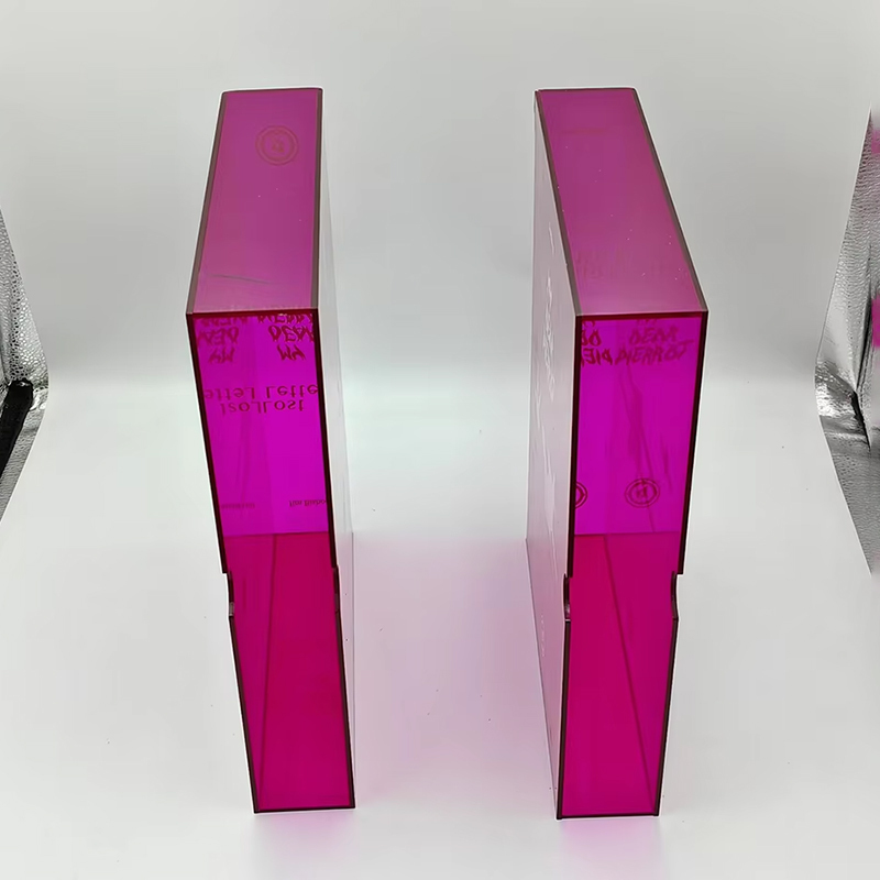 Neon Acrylic Book Slipcase Cover,Neon Acrylic Book Slipcase Cover – Modern Lucite Book Holder